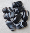 AAA+ Quality Natural Botswana Agate Big Cushion Shape Cabochon Flat Back Calibrated Shape Wholesale Gemstones, All Sizes Available