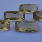 AAA+ Quality Natural Lemon Quartz Big Cushion Shape Faceted Cut Calibrated Shape Wholesale Gemstones, Custom Sizes Available