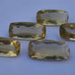 AAA+ Quality Natural Lemon Quartz Big Cushion Shape Faceted Cut Calibrated Shape Wholesale Gemstones, Custom Sizes Available