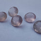 AAA+ Quality Natural Rose Quartz Round Shape Faceted Cut Calibrated Wholesale Gemstones, All Sizes Available