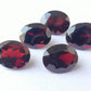 AAA+ Quality Natural Red Garnet Oval Shape Faceted Cut Calibrated Wholesale Gemstones, Custom Sizes Available
