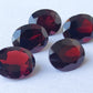 AAA+ Quality Natural Red Garnet Oval Shape Faceted Cut Calibrated Wholesale Gemstones, Custom Sizes Available