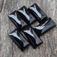 AAA+ Quality Natural Black Onyx Rectangle Shape Cabochon Flat Back Calibrated Beda Shape Wholesale Gemstones, All Sizes Available