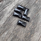AAA+ Quality Natural Black Onyx Rectangle Shape Cabochon Flat Back Calibrated Beda Shape Wholesale Gemstones, All Sizes Available