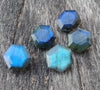 AAA+ Quality Natural Labradorite Hexagon Shape Faceted Cut Calibrated Wholesale Gemstones, All Sizes Available