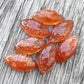 AAA+ Quality Natural Sunstone Marquise Shape Cabochon Flat Back Calibrated Gemstones, All Sizes Available