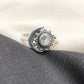 925 SOLID STERLING SILVER NATURAL CRYSTAL GEMSTONES HANDMADE RING, ALL SIZES AVAILABLE