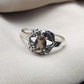 925 SOLID STERLING SILVER NATURAL SMOKY QUARTZ GEMSTONES HANDMADE RING, ALL SIZES AVAILABLE