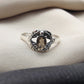 925 SOLID STERLING SILVER NATURAL SMOKY QUARTZ GEMSTONES HANDMADE RING, ALL SIZES AVAILABLE