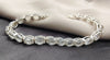 925 SOLID STERLING SILVER NATURAL CRYSTAL HANDMADE BRACELET,8 INCHES