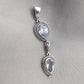 925 SOLID STERLING SILVER NATURAL CRYSTAL QUARTZ PEAR SHAPE HANDMADE PENDANT