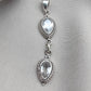 925 SOLID STERLING SILVER NATURAL CRYSTAL QUARTZ PEAR SHAPE HANDMADE PENDANT