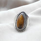 925 SOLID STERLING SILVER NATURAL TIGER EYE GEMSTONES HANDMADE RING, ALL SIZES AVAILABLE