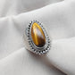 925 SOLID STERLING SILVER NATURAL TIGER EYE GEMSTONES HANDMADE RING, ALL SIZES AVAILABLE
