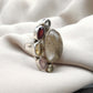 925 SOLID STERLING SILVER NATURAL MULTI GEMSTONES HANDMADE RING, ALL SIZES AVAILABLE