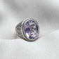 925 SOLID STERLING SILVER NATURAL AMETHYST HANDMADE RING, ALL SIZES AVAILABLE