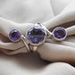 925 SOLID STERLING SILVER NATURAL AMETHSYT HANDMADE RING, ALL SIZES AVAILABLE