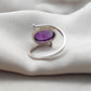 925 SOLID STERLING SILVER NATURAL AMETHYST HANDMADE RING, ALL SIZES AVAILABLE