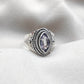 925 SOLID STERLING SILVER NATURAL AMETHYST FACETED CUT GEMSTONE HANDMADE RING, ALL SIZES AVAILABLE