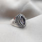925 SOLID STERLING SILVER NATURAL AMETHYST FACETED CUT GEMSTONE HANDMADE RING, ALL SIZES AVAILABLE