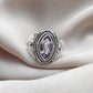 925 SOLID STERLING SILVER NATURAL AMETHYST FACETED CUT GEMSTONE HANDMADE RING, ALL SIZES AVAILABLE