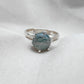 925 SOLID STERLING SILVER NATURAL MOSS AGATE GEMSTONE HANDMADE RING, ALL SIZES AVAILABLE