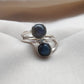 925 SOLID STERLING SILVER NATURAL LABRADORITE GEMSTONE HANDMADE RING, ALL SIZES AVAILABLE