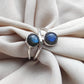 925 SOLID STERLING SILVER NATURAL LABRADORITE GEMSTONE HANDMADE RING, ALL SIZES AVAILABLE