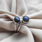 925 SOLID STERLING SILVER NATURAL LABRADORITE GEMSTONE HANDMADE RING, ALL SIZES AVAILABLE