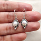 925 SOLID STERLING SILVER NATURAL PEARL DANGLING EARRINGS GIFT FOR HER