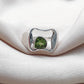 925 SOLID STERLING SILVER NATURAL PERIDOT GEMSTONE HANDMADE RING, ALL SIZES AVAILABLE