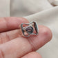 925 SOLID STERLING SILVER NATURAL BLACK RUTILE GEMSTONE HANDMADE RING, ALL SIZES AVAILABLE