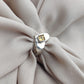 925 SOLID STERLING SILVER NATURAL CITRINE GEMSTONE HANDMADE RING HEART DESIGN , ALL SIZES AVAILABLE