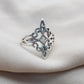925 SOLID STERLING SILVER FILIGREE RING GOTHIC MEDIEVAL, ALL SIZES AVAILABLE