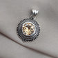 925 SOLID STERLING SILVER NATURAL CITRINE GEMSTONE HANDMADE PENDANT