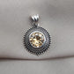 925 SOLID STERLING SILVER NATURAL CITRINE GEMSTONE HANDMADE PENDANT