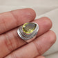925 SOLID STERLING SILVER NATURAL LEMON QUARTZ GEMSTONE HANDMADE RING, ALL SIZES AVAILABLE