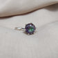 925 SOLID STERLING SILVER NATURAL MYSTIC TOPAZ GEMSTONE HANDMADE RING, ALL SIZES AVAILABLE