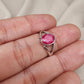925 SOLID STERLING SILVER NATURAL RUBY GEMSTONE HANDMADE RING, ALL SIZES AVAILABLE