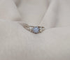 925 SOLID STERLING SILVER NATURAL BLUE LACE AGATE GEMSTONE HANDMADE RING, ALL SIZES AVAILABLE