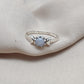 925 SOLID STERLING SILVER NATURAL BLUE LACE AGATE GEMSTONE HANDMADE RING, ALL SIZES AVAILABLE