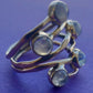 925 SOLID STERLING SILVER NATURAL RAINBOW MOONSTONE GEMSTONES HANDMADE RING, ALL SIZES AVAILABLE