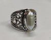 925 SOLID STERLING SILVER NATURAL Mother of Pearl GEMSTONES HANDMADE RING, ALL SIZES AVAILABLE