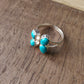 925 SOLID STERLING SILVER NATURAL TURQUOISE GEMSTONES HANDMADE RING, ALL SIZES AVAILABLE
