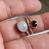 925 SOLID STERLING SILVER NATURAL RAINBOW MOONSTONE GEMSTONES HANDMADE RING, ALL SIZES AVAILABLE