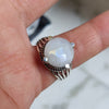 925 SOLID STERLING SILVER NATURAL RAINBOW MOONSTONE GEMSTONES HANDMADE RING, ALL SIZES AVAILABLE