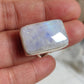925 SOLID STERLING SILVER NATURAL RAINBOW MOONSTONE GEMSTONES HANDMADE RING, ALL SIZES AVAILABLE