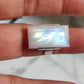 925 SOLID STERLING SILVER NATURAL RAINBOW MOONSTONE GEMSTONES HANDMADE RING, ALL SIZES AVAILABLE