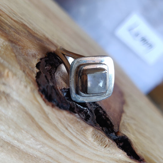 925 SOLID STERLING SILVER NATURAL RAINBOW MOONSTONE GEMSTONES HANDMADE RING, ALL SIZES AVAILABLE