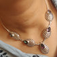 925 SOLID STERLING SILVER NATURAL MYSTIC QUARTZ HANDMADE NECKLACE,18 INCHES